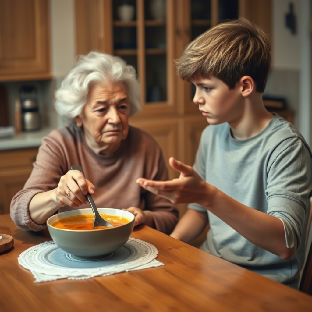 бабушка навязывает свои правила