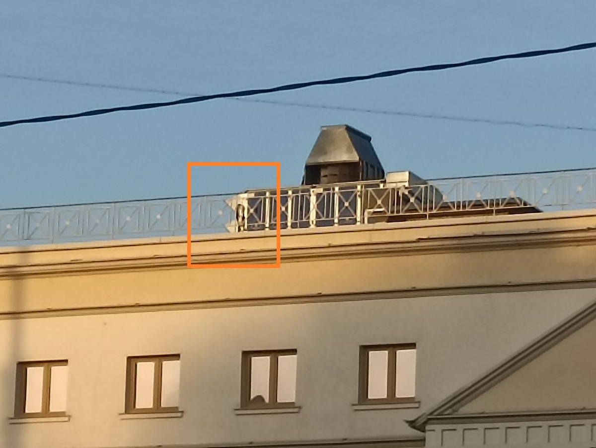 Приточно-вытяжная установка на кровле. Снимок 2