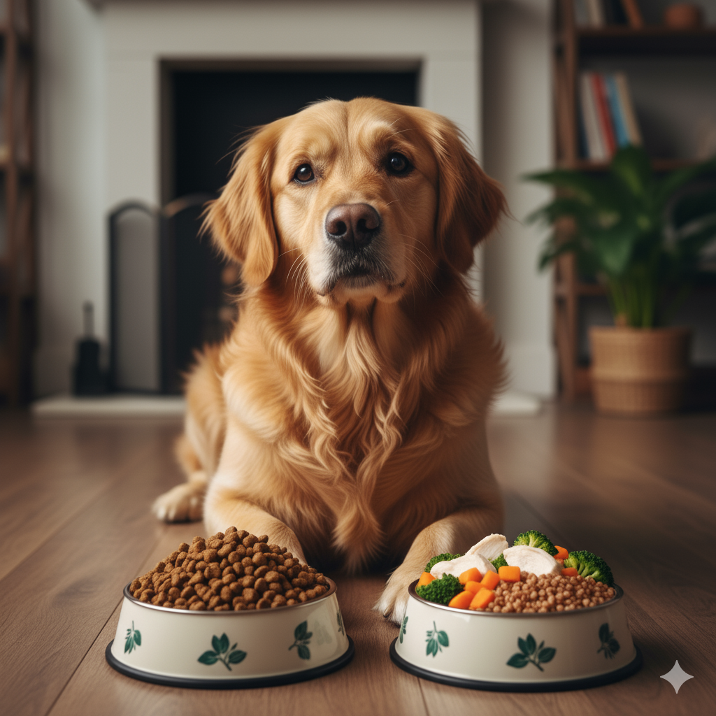 Что выбрать для питания собаки сушку или натуралку