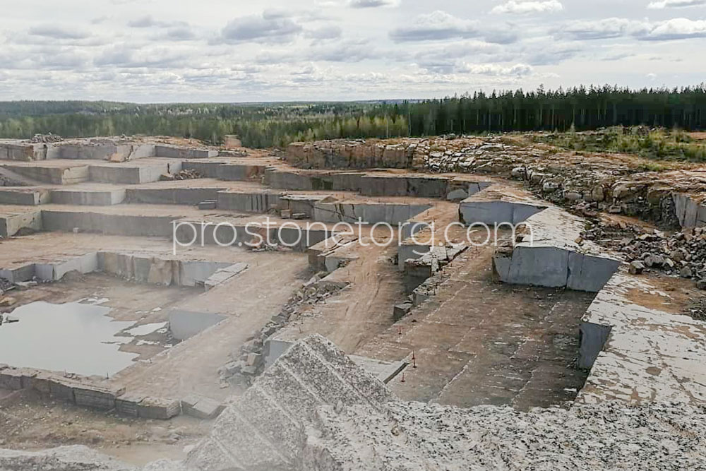 Добыча гранита в Финляндии