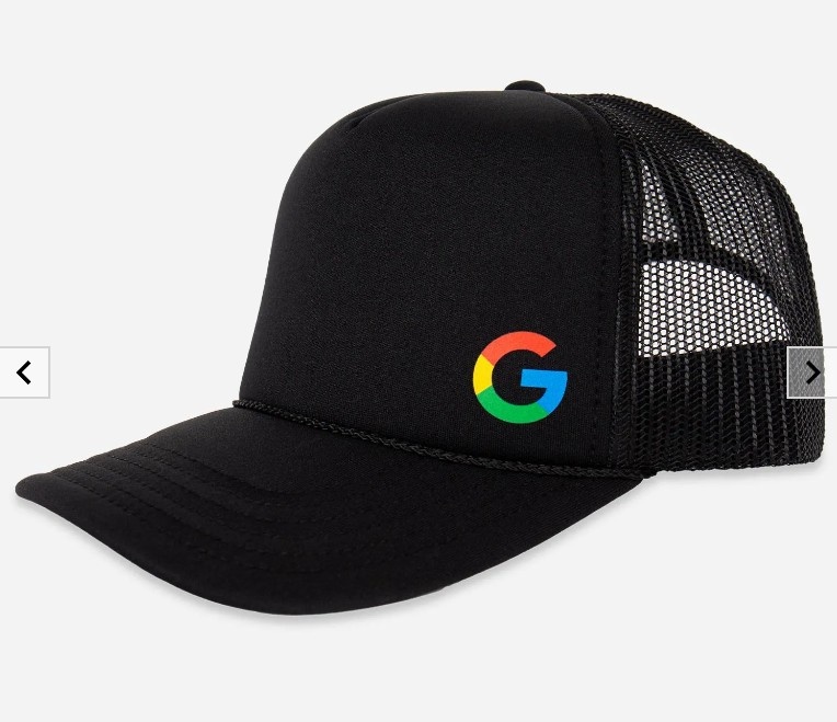 Источник фото https://shop.merch.google/product/super-g-trucker-hat-ggoeghpb238499