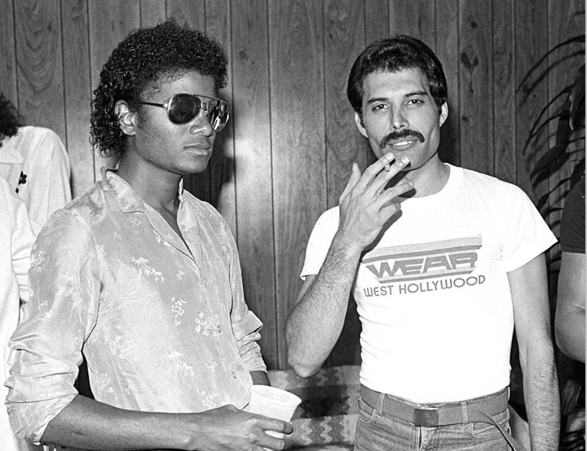 Редкое закулисное фото Фредди Меркьюри