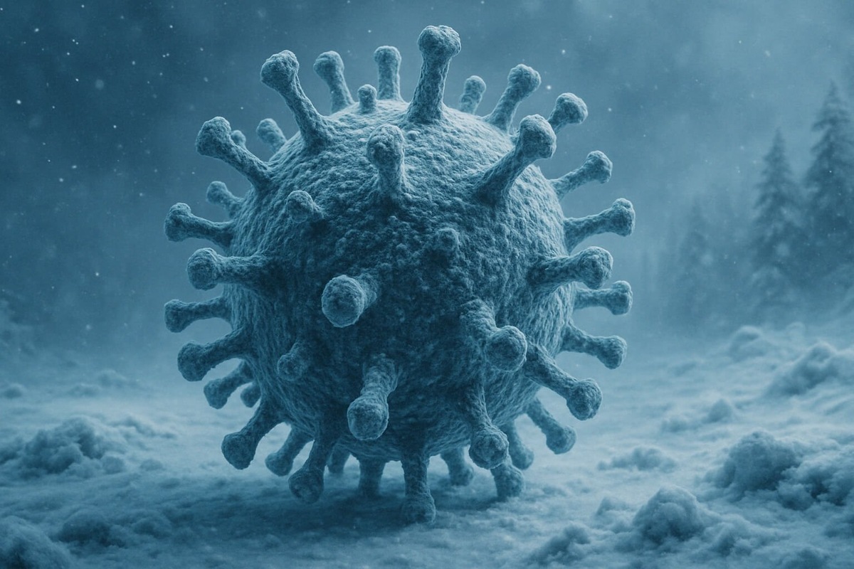    Новое открытие показало, что гигантские вирусы водятся не только в теплых местах