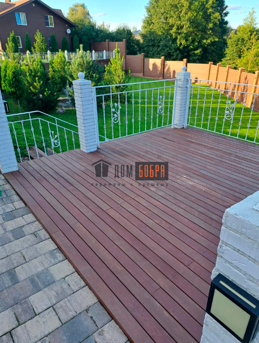 Террасное покрытие ДПК на открытой террасе