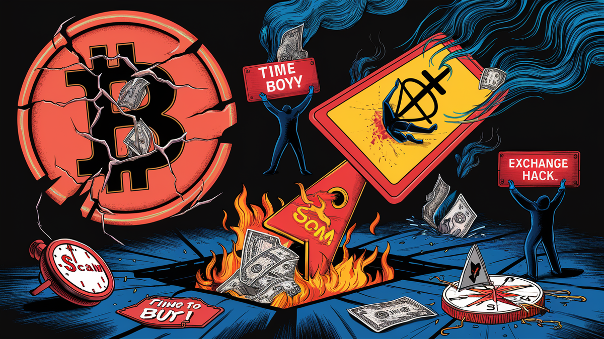 Самые популярные ошибки новичков в крипте