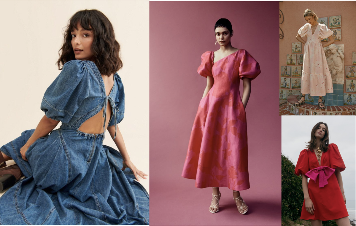 Собрала для вас несколько картинок для вдохновения. Утюгом такое гладить муторно: по внешнему боку рукава всегда будет заглаженное "ребро". Вот так и получается, что воплощение фантазий зависит от какой-то совсем уж сермяжной правды в хозяйстве. 