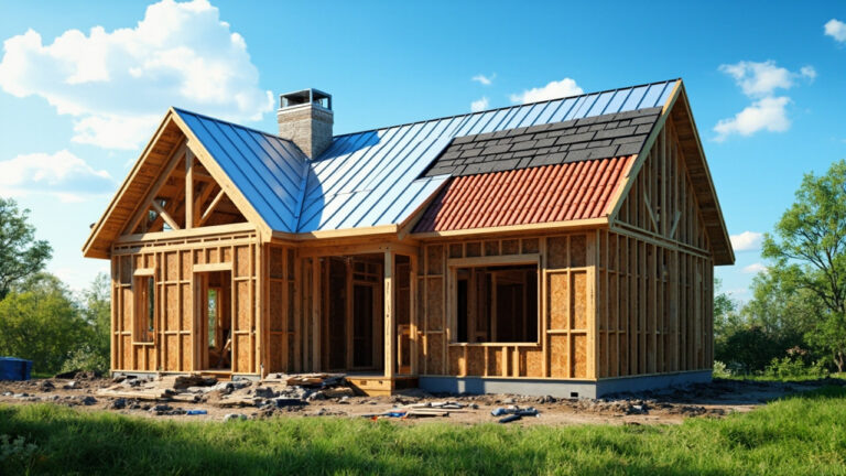    кровля, выбор, каркасный дом Ёхаус