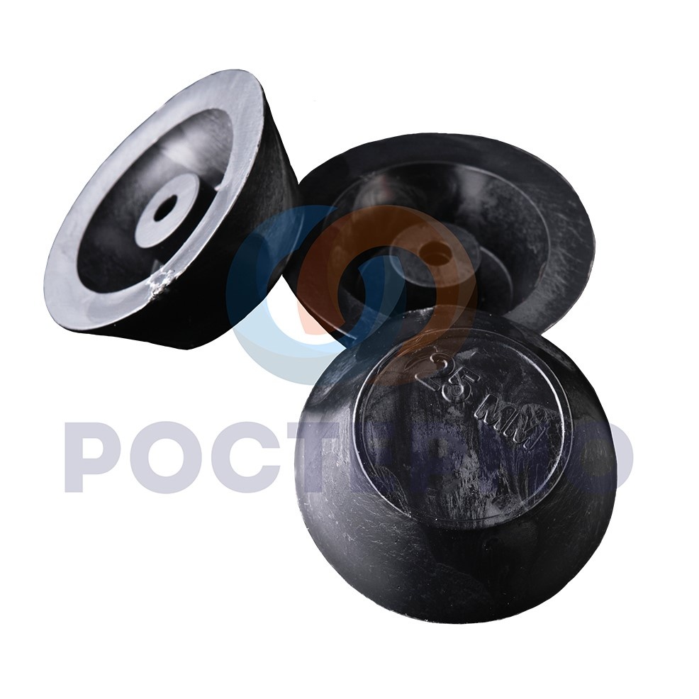 Пробками коническими закрываются отверстия в термоусадочных муфтах (ТУМ), предназначенные для заливки расходных материалов. Они применяются при соединении труб с изоляцией из ППУ. Диаметр изделий составляет 25 мм.