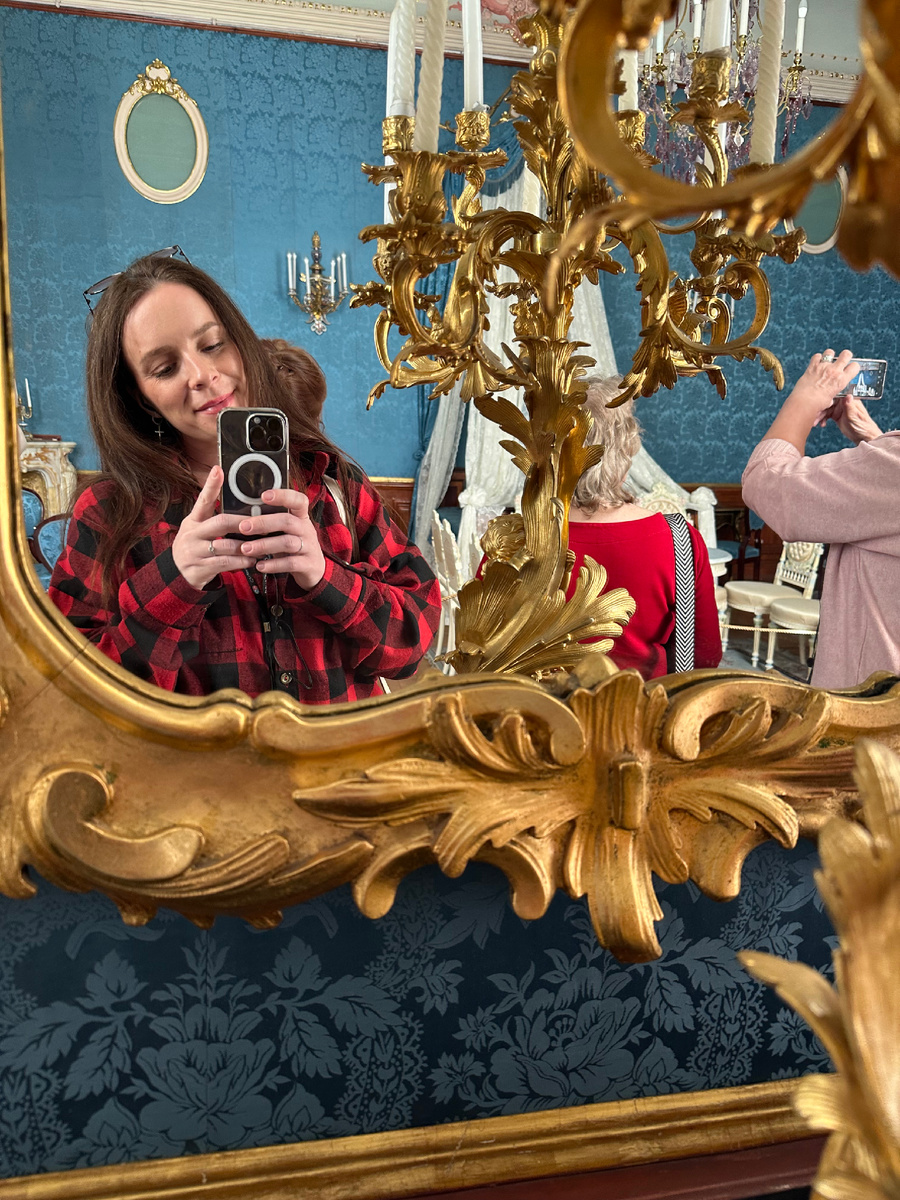 Вдохновляюсь на работу в Юсуповском дворце