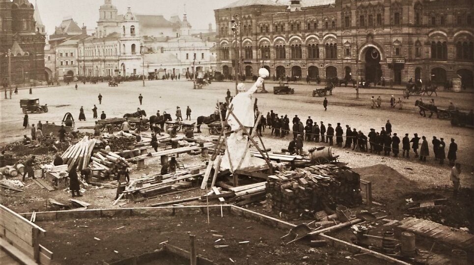 Как строили три Мавзолея Ленина на Красной площади в Москве