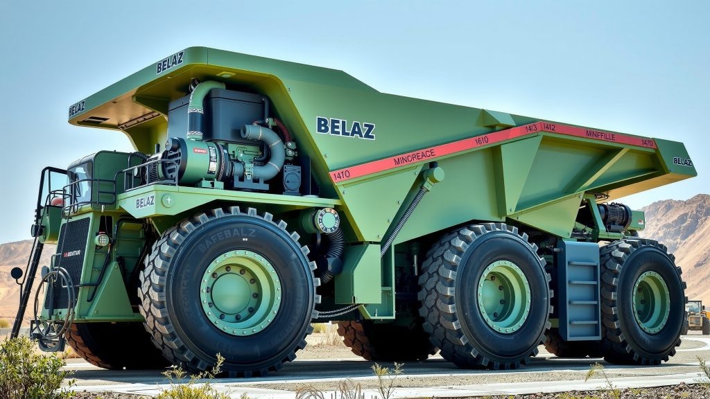    Как устроен гигантский карьерный самосвал БелАЗ