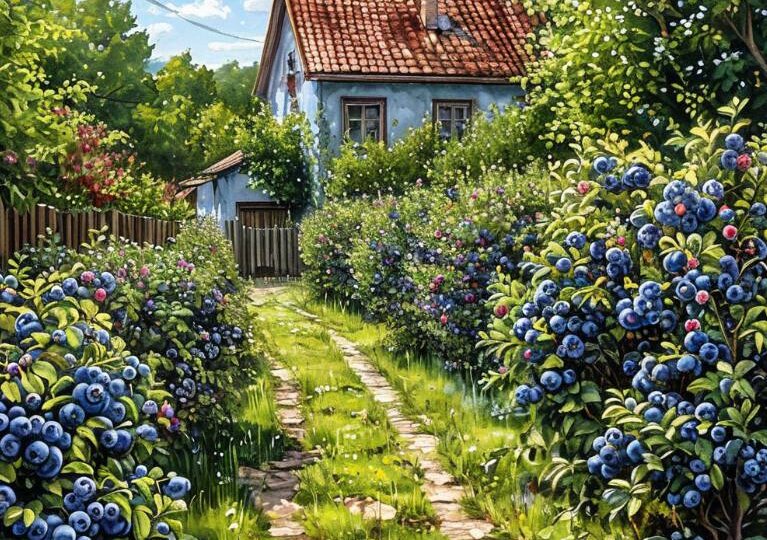 Голубика дама с характером