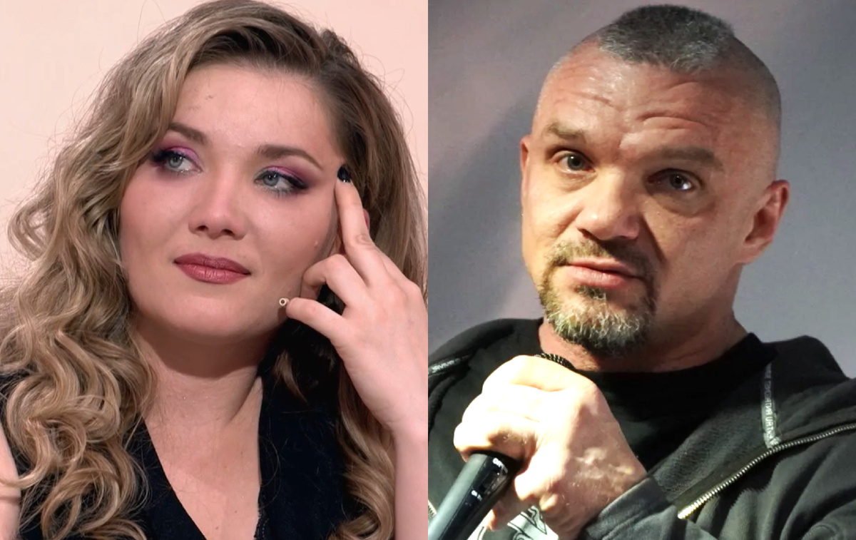 на фото Анастасия Веденская и Владимир Епифанцев 