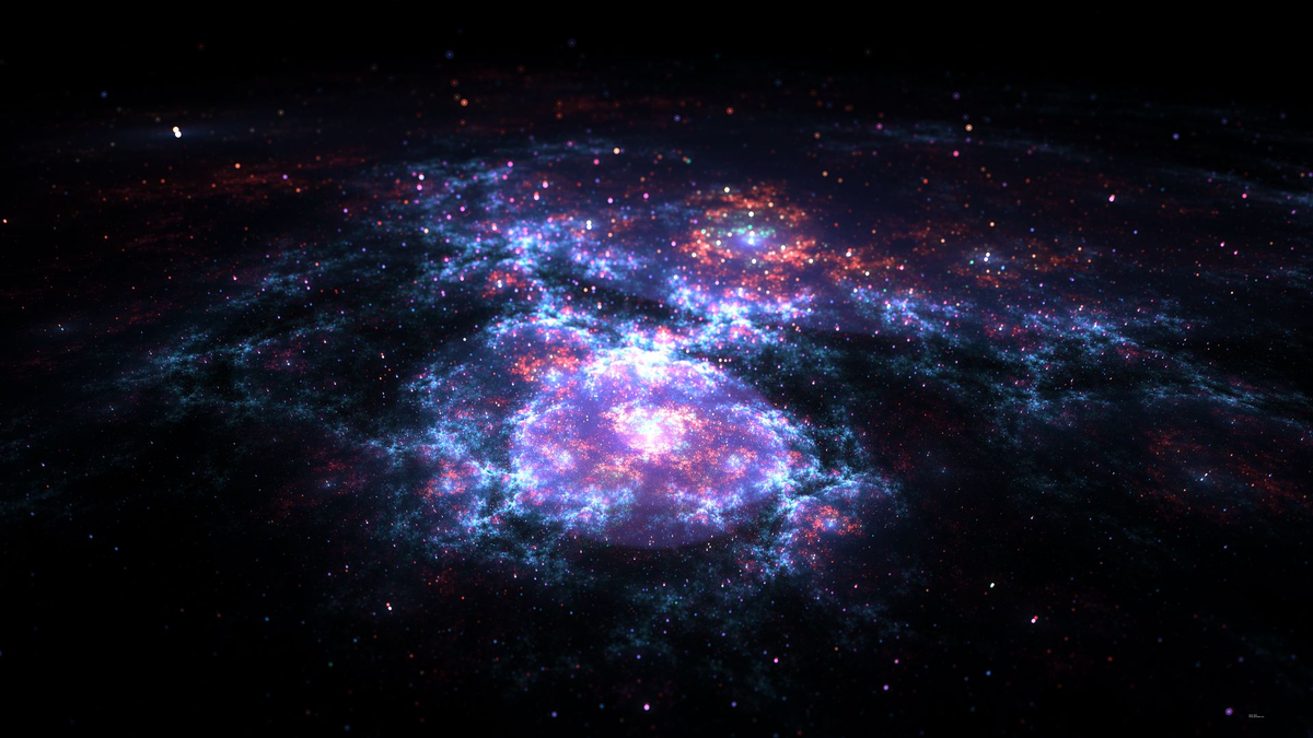 Источник картинки - https://wallpaperscraft.com/download/glare_light_cluster_150478/1920x1080