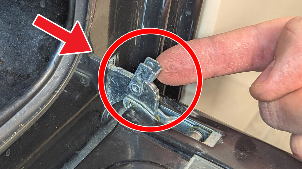 Крепления двери духового шкафа