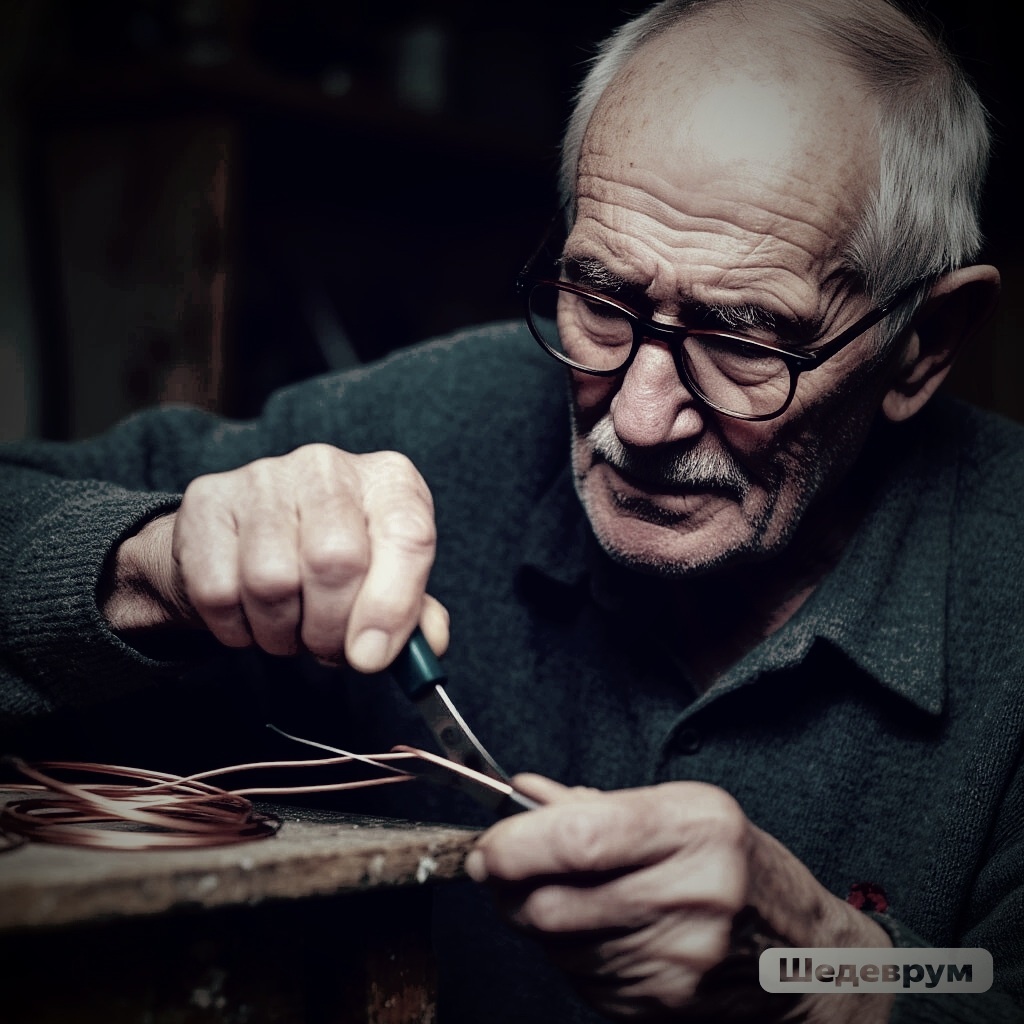 Профессор за работой