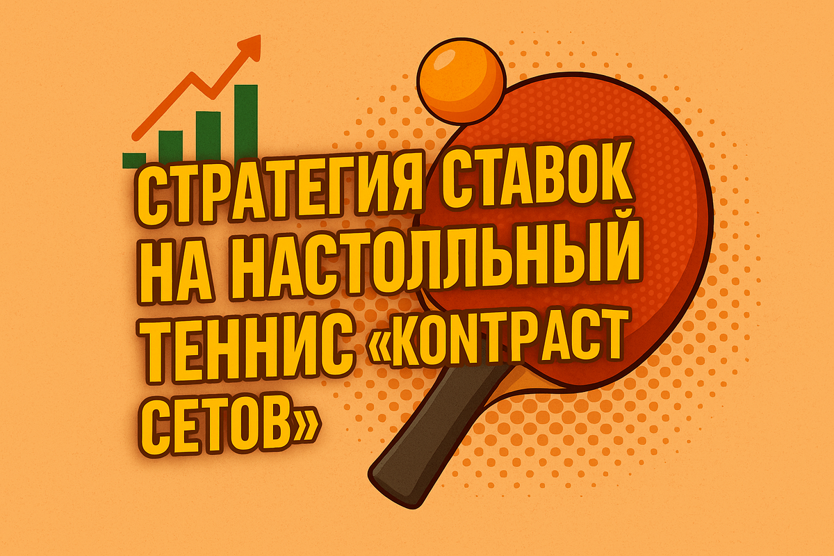 Стратегия ставок на настольный теннис «Контраст сетов»