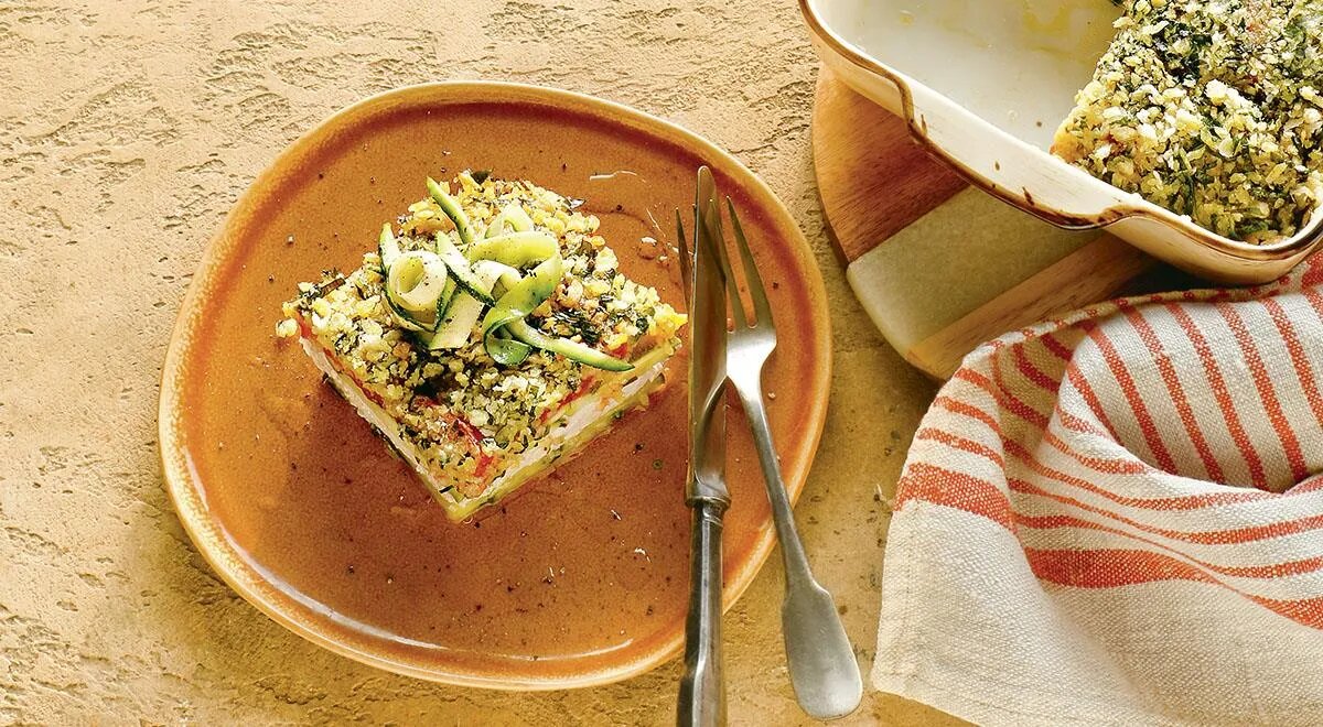 Запеканка из кабачков с индейкой (Мой Магнит)  📷
