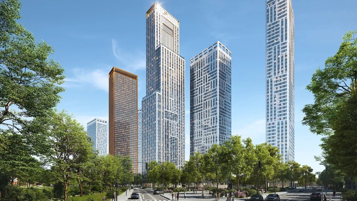 Новый квартал небоскрёбов у метро «Беговая»