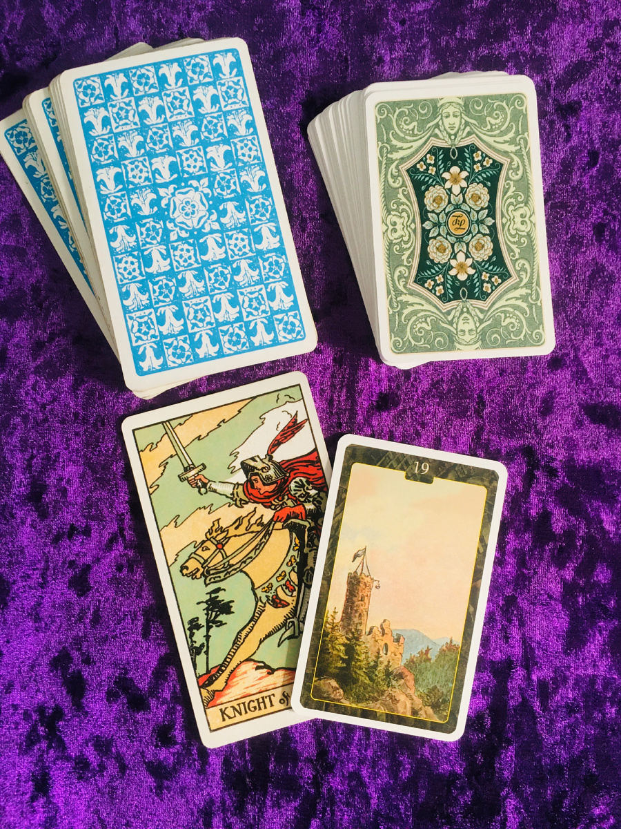 Фото автора. 1 вариант расклада 