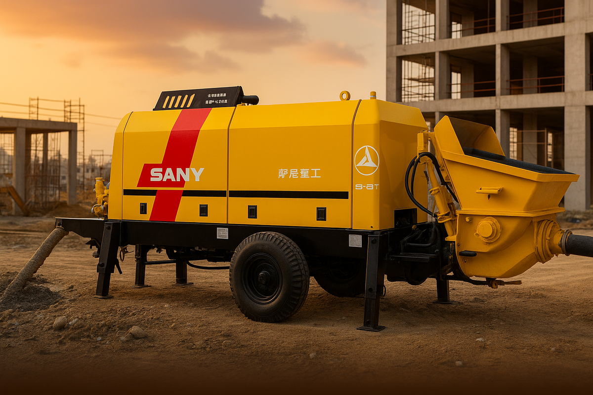 SANY HBT60C-1816D III — стационарный бетононасос