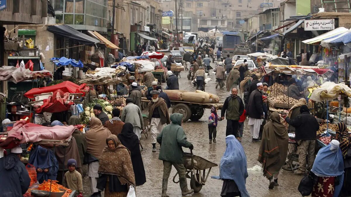    Афганский рынок.