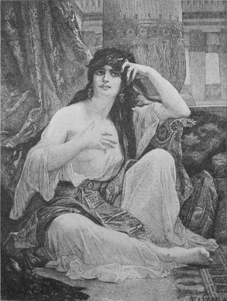 Суламифь. Гравюра А. Кабанеля, 1860-е гг.