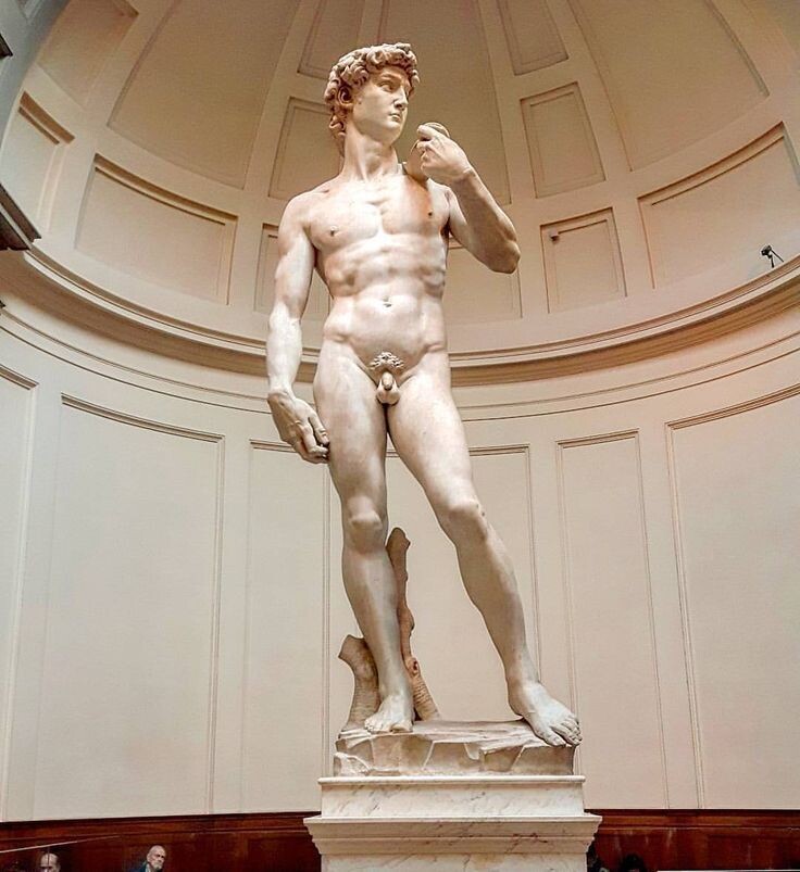 Давид. Скульпутра Микеланджело. 1501-1504 гг