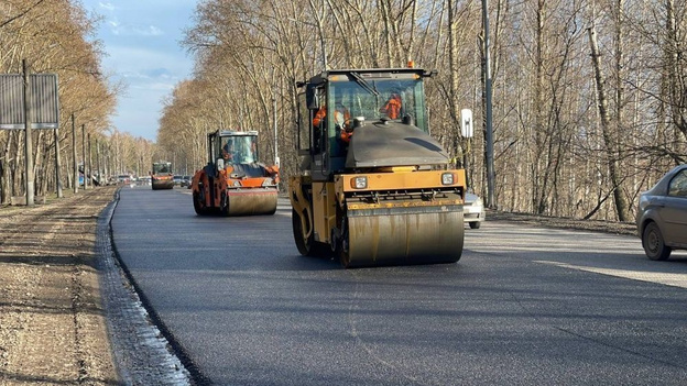    Проезжую начали асфальтировать