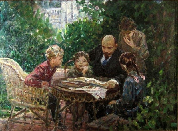 Ленин и дети Фото из открытого доступа