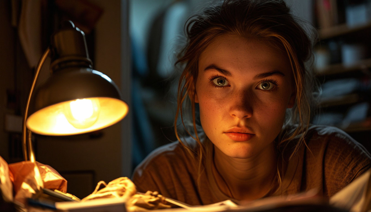 Лена в библиотеке