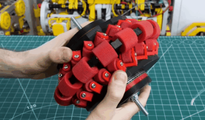 Демонстрация работы Омни - колеса (всенаправленное колесо)