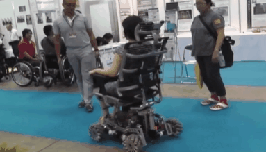 Использование колес Илона в инвалидных креслах