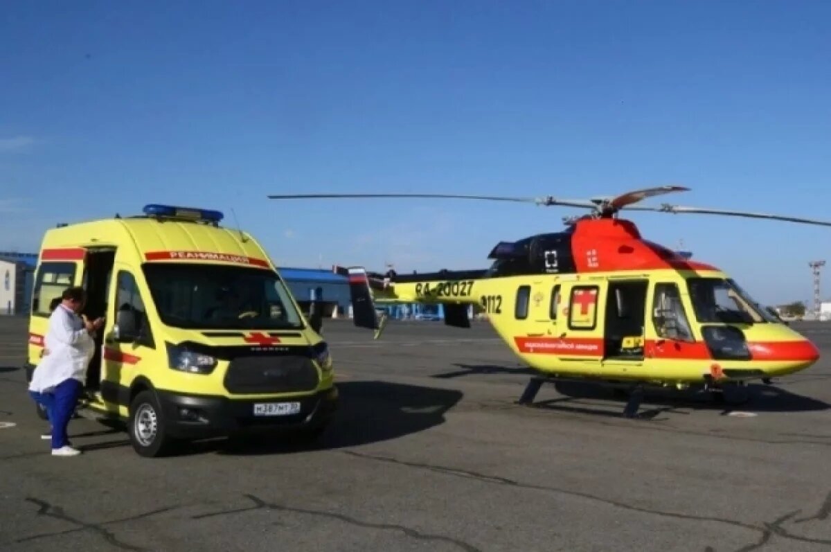    Астраханскую «санавиацию» шесть раз вызывали к пострадавшим в ДТП