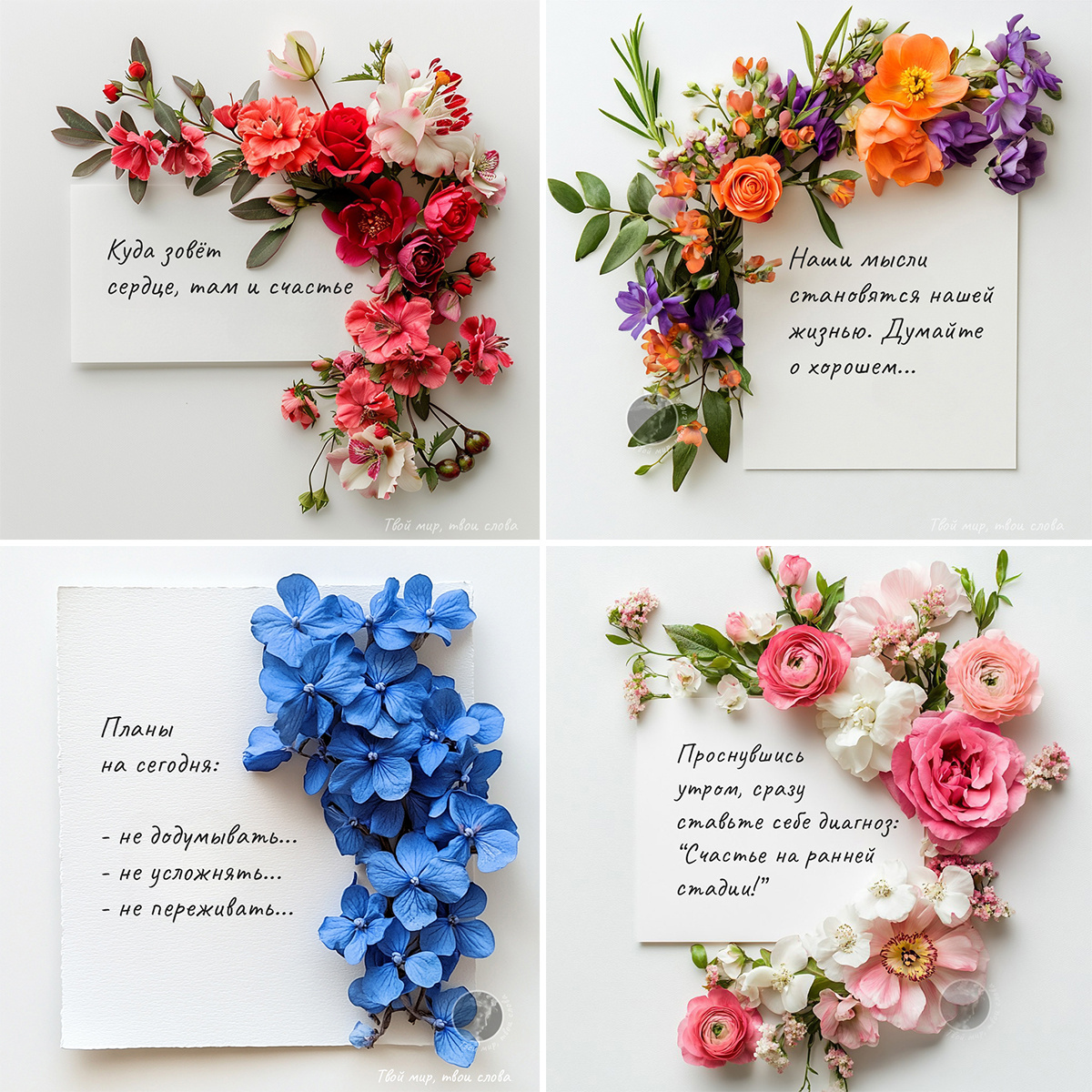 Цветочные цитаты