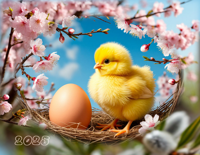 Нейрооткрытка автора GenuineLera на основе генераций в сети Шедеврум, 2025