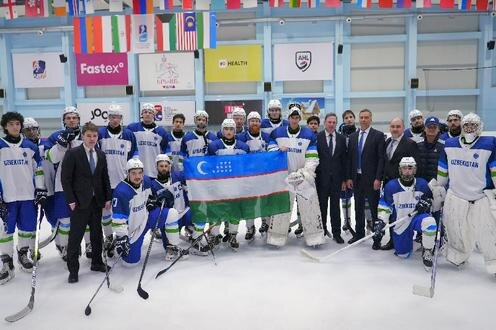 Сборная Узбекистана по хоккею. Фото пресс-службы ХК "Хумо"