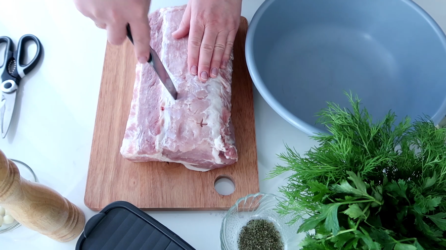 Делаем крестообразные надрезы