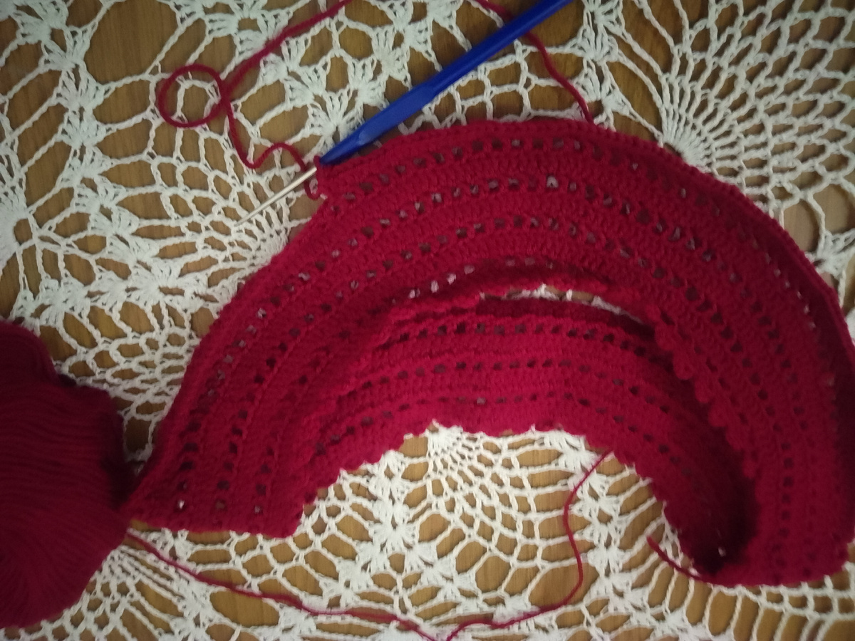 Наборный ряд получился ажурный!