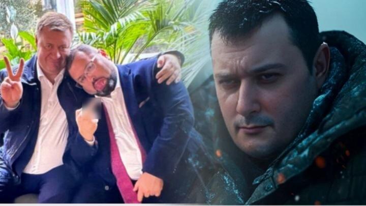 Председатель правительства Смирнов (слева) и директор КРКО. Скрин из ТГ-канала Хинштейна/Коллаж NovorosInform