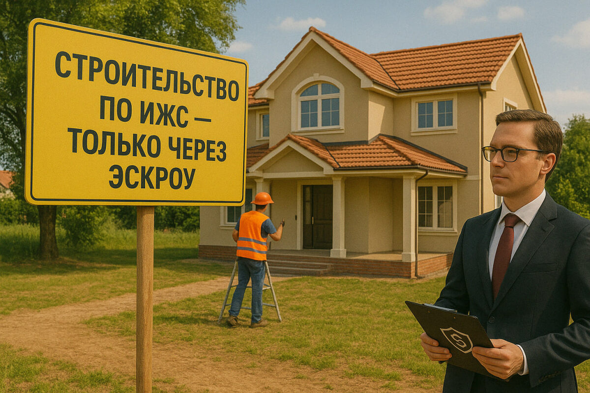 Строительство по ИЖС — только через эскроу