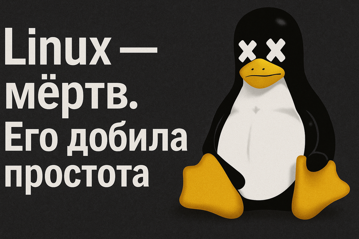 Linux — мёртв. Его добила простота