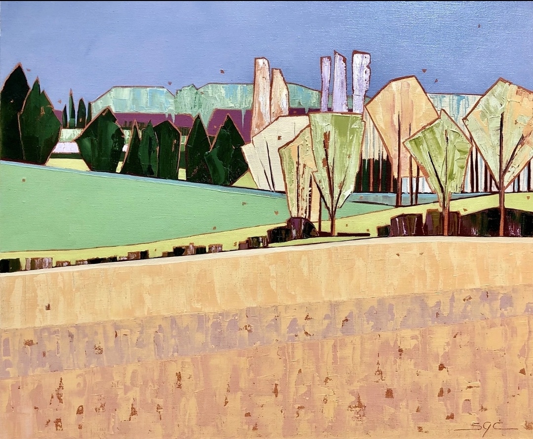 Весна. Художница Сара Гейл Картер.