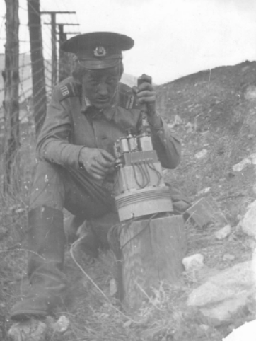 Сержант Пограничных войск КГБ СССР А. Перевалов