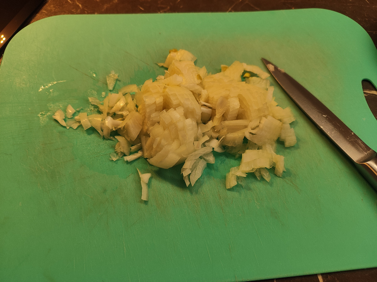 Курица в сливочно-грибном соусе. Фото автора.