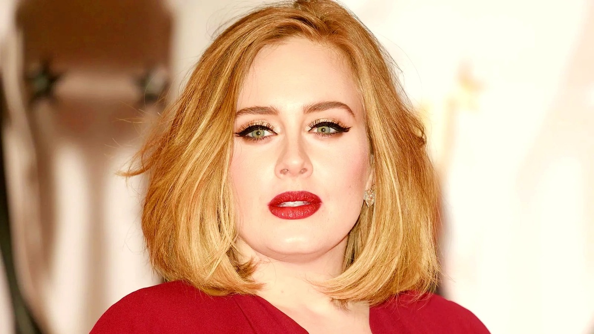 Адель до похудения