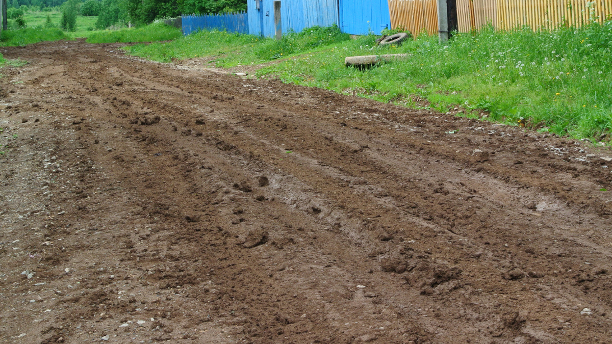 "Великолепное" качество дорожного покрытия из райцентра до истока Камы просто впечатляет)))))После дождя без полного привода делать на этой дороге нечего. Рулевым в этой поездке была лучшая половина. Въезжая в Кулигу, спросила у проходившей женщины :"До истока вся дорога такая плохая ? " Ответ был убийственно эпичным : " Миленькая ,да вы еще наших плохих дорог не видели...."