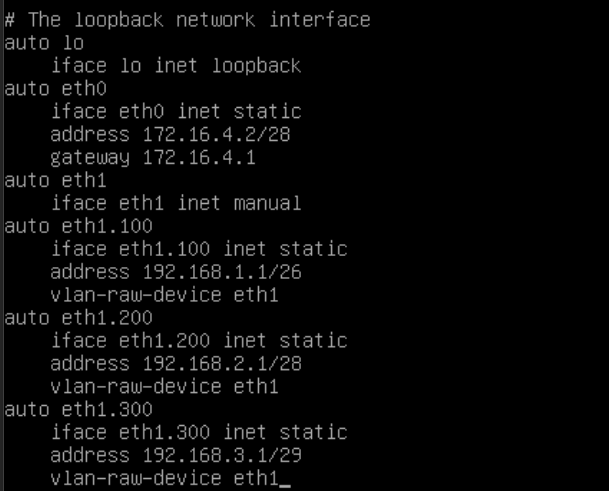 2 машина. не забываем написать systemctl restart networking на каждой машине hq rtr