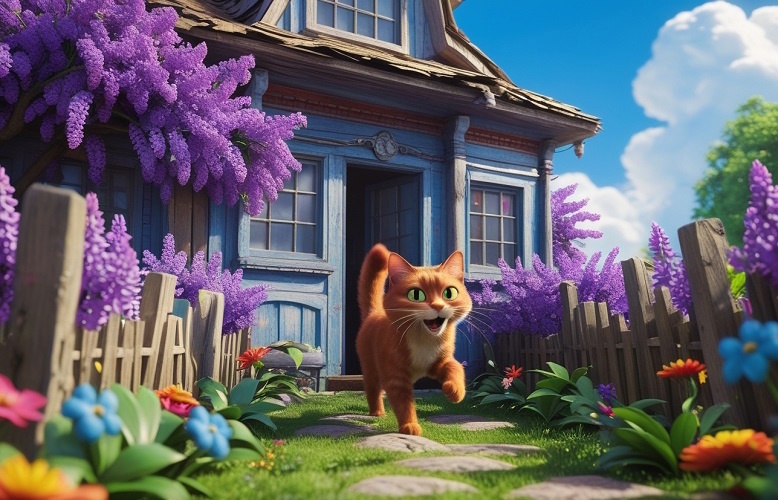 Рыжий кот - бродяга.