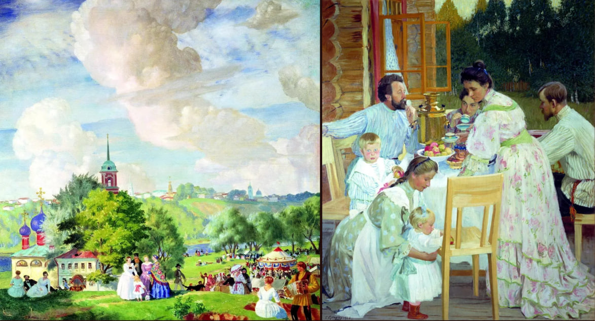 Художник Б.М. Кустодиев